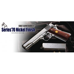 Colt Government Series'70 Nickel Finish Tokyo Marui